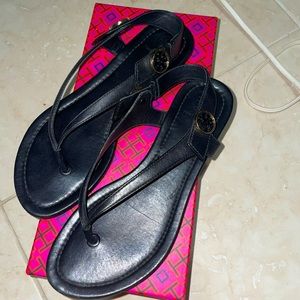 Tory Burch black Thong sandal